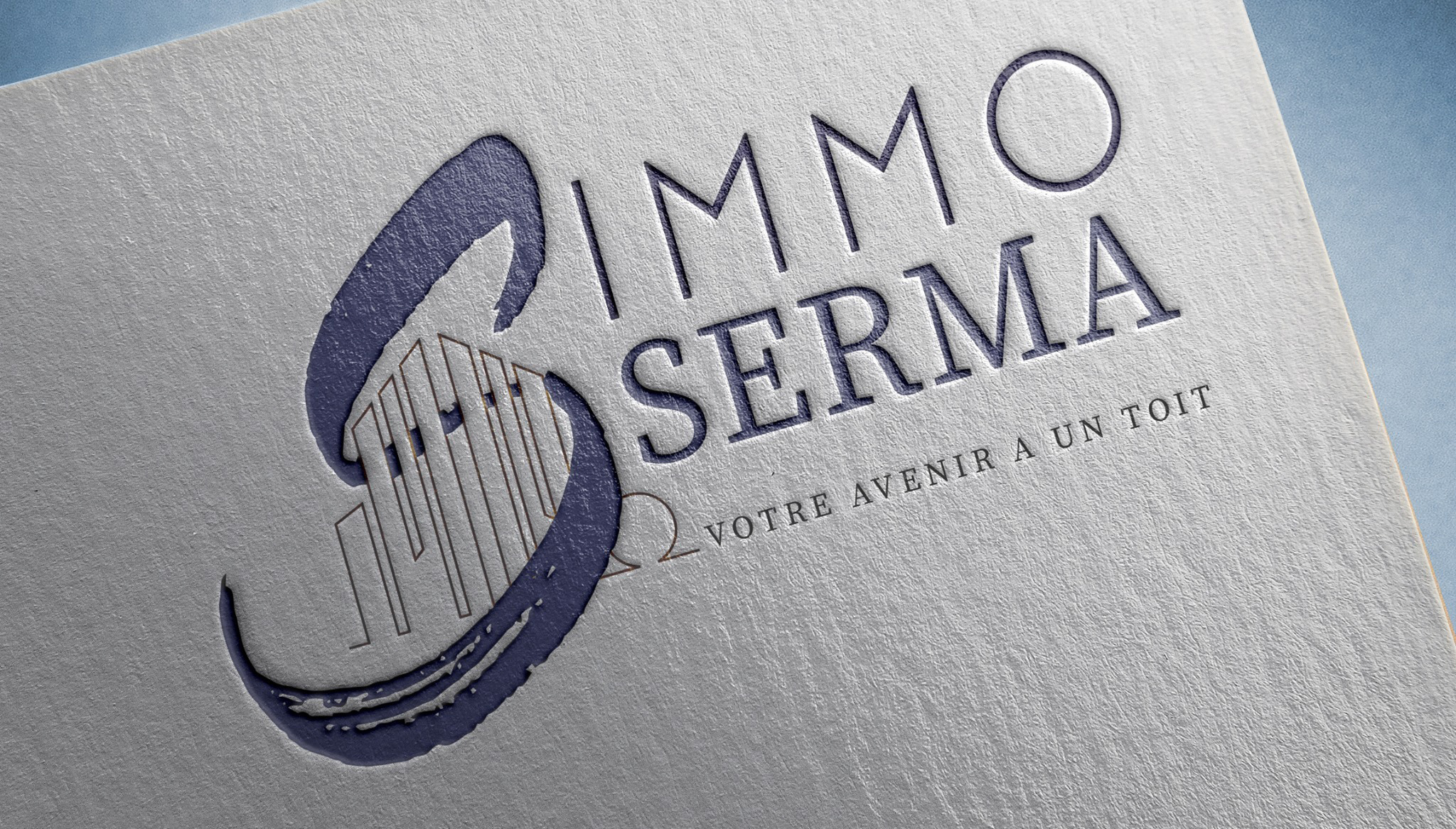 Création du logo Immo Serma